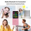 128GB MP3 Player with Bluetooth 5.2, Portable Pink Music Player for Kids with Built-in HD Speaker, FM Radio, Voice Recorder, Earphones Included view 4