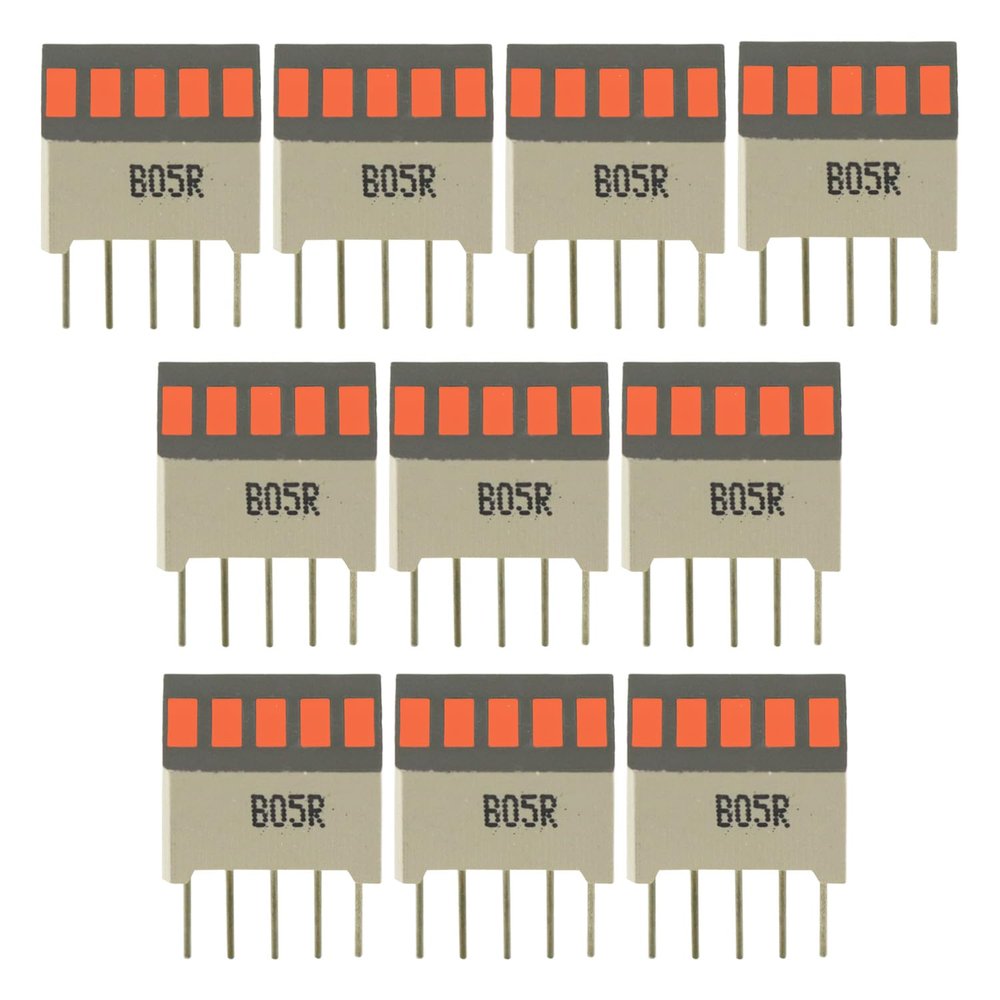 10pcs LED Red Bargraph 5 Segment LED Display 5 LED Bar Display