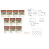 10pcs LED Red Bargraph 5 Segment LED Display 5 LED Bar Display view 2