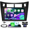 Rimoody 4G+64G Android Car Stereo Radio for Toyota Yaris 2006-2011 with Wireless Carplay Android Auto, 9'' Touchscreen Head Unit GPS Navigation Bluetooth5.0 5G-WiFi FM/RDS 32EQ Backup Camera SWC view 1