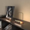 KORRTFID Now Playing Vinyl Record Stand, Light Up Vinyl Record Display Stand, Holder for Album Display Storage, Warm White Light with Fingerprint-Proof Acrylic Letters (Black letters) view 2