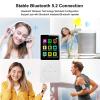 128GB MP3 Player with Bluetooth 5.2, Portable White Music Player for Kids with Built-in HD Speaker, FM Radio, Voice Recorder, Earphones Included view 4