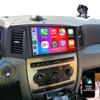 10"Double Din Car Radio for Jeep Grand Cherokee 2004 2005 2006 2007, Android 14 Touchscreen Stereo with Wireless Carplay Android Auto, 2+32G Bluetooth Stereo GPS WiFi FM RDS Backup Camera Mirror Link view 1