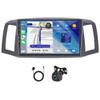 10"Double Din Car Radio for Jeep Grand Cherokee 2004 2005 2006 2007, Android 14 Touchscreen Stereo with Wireless Carplay Android Auto, 2+32G Bluetooth Stereo GPS WiFi FM RDS Backup Camera Mirror Link view 4