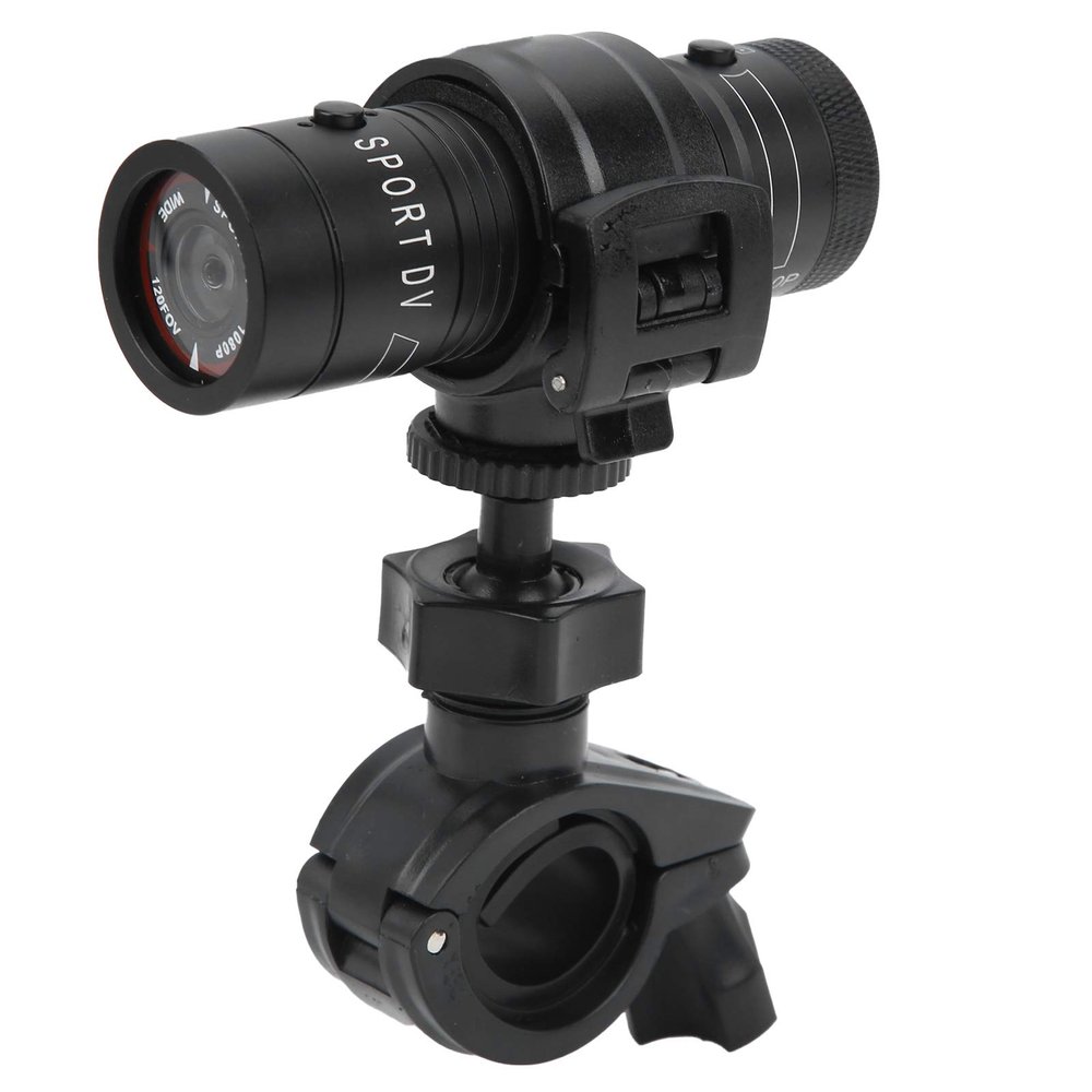 1080P Full HD Motorcycle Video Recorder, with Mic, DV Camera for Mountain Cycling Helmet Mount, DVR Riding Recorder, Aluminum Alloy Shell, Suitable for Outdoor Extreme Adventures