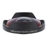 72mm Fisheye Lens 0.3X, HD Wide Angle Fisheye Lens with Hood Replacement for Camcorders, Long Depth of Field view 1