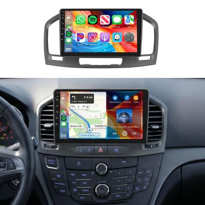 8Core 6GB+128GB for Buick Regal 2009-2013 Opel Insignia 2008-2013 Radio,Android 15 Car Stereo Carplay Android Auto,9Inch 1280x800 IPS Touchscreen, GPS DSP 46EQ 5.1Bluetooth WiFi FM/RDS Camera