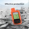 Case for Garmin GPSMAP 67i/66i Marine GPS Handheld,Soft Protective,BOVUGAC Silicone Case for Garmin GPSMAP 67i/66i-Orange view 3