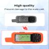Case for Garmin GPSMAP 67i/66i Marine GPS Handheld,Soft Protective,BOVUGAC Silicone Case for Garmin GPSMAP 67i/66i-Orange view 4