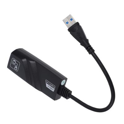 CIYODO USB 3.0 to Ethernet Adapter for Laptop Gigabit USB Network Card High-Speed Ethernet Converter Black No Driver Needed