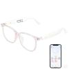 HAIXINDA Smart Translation Glasses Powered by GPT AI, Support 160+ Languages Simultaneous Interpretation, Audio & Video Calls, Live Recording via APP, Bluetooth Glasses Suit for Meetings, Studying view 1