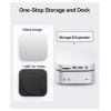 Aluminum Alloy Dock, 40Gbps PCIe 4.0 Hub with Dual M.2 SSD Slots for 8K Video Editing, 10Gbps USB A x3 and Card Reader view 4