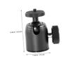 KONTONTY 2pcs Metal Camera Gimbal Ball Head Stand for Camera Projector Screw Rotatable Stable Mount for Photography view 2