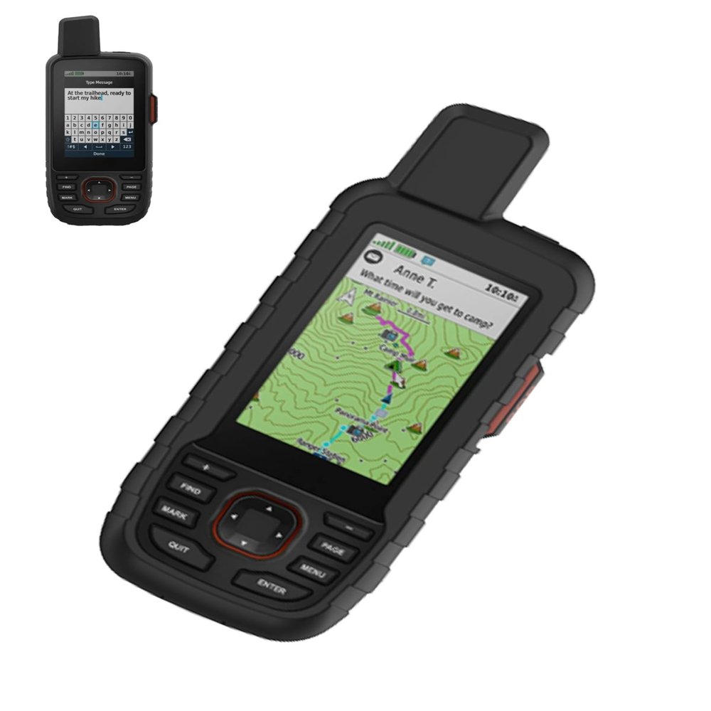 Case for Garmin GPSMAP 67i/66i Marine GPS Handheld,Soft Protective,BOVUGAC Silicone Case forGarmin GPSMAP 67i/66i-Black