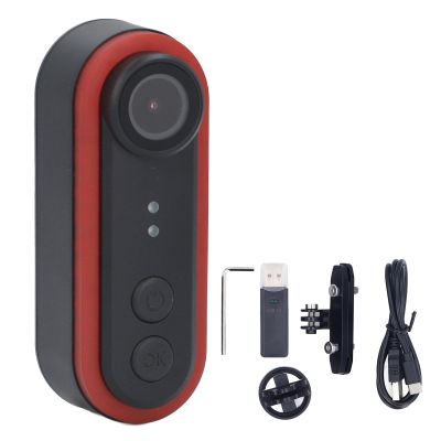 Bnineteenteam Cycling Rear View Camera, Bike Camera with Tail Light 1080P HD 150 Degree Viewing, Water Proof for Night Riding