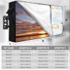 EZON-CH Outdoor TV Cover 52-55 Inches Sea Ocean Shell Coral Starfish, Waterproof and Weatherproof, TV Screen Protector with Remote Control Pocket for Outside Flat Screen Televisions view 2