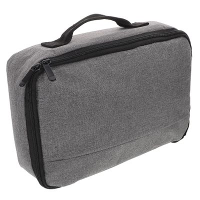 KONTONTY Portable Projector Storage Bag Compact Digital Projector Case Handle for Home Office and Travel Minimalist Design