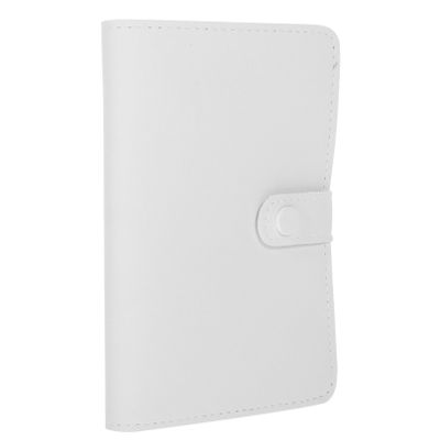 WRITWAA 37 Hole Nail Drill Bits Holder Bag Portable White Leather Organizer