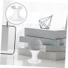 Holibanna Desktop Speaker Stand for Compact Speaker Riser Wire Management Storage Rack for Clean Desktop Organization Easy Installation view 4
