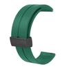 LinnaLove 16mm-20mm silicone Replacement watch band with Quick Release for Smart watch and id Bracelets-Green-1515-16 view 1