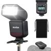 GODOX TT520 III TT520III Universal On-Camera Flash Speedlite with AT-16 433MHz Wireless Trigger Transmitter GN33 S1/S2 Modes for Canon Nikon Pentax Olympus Fujifilm Panasonic Cameras with Hot Shoe view 1