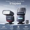 GODOX TT520 III TT520III Universal On-Camera Flash Speedlite with AT-16 433MHz Wireless Trigger Transmitter GN33 S1/S2 Modes for Canon Nikon Pentax Olympus Fujifilm Panasonic Cameras with Hot Shoe view 2