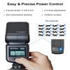 GODOX TT520 III TT520III Universal On-Camera Flash Speedlite with AT-16 433MHz Wireless Trigger Transmitter GN33 S1/S2 Modes for Canon Nikon Pentax Olympus Fujifilm Panasonic Cameras with Hot Shoe view 4