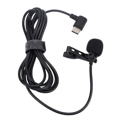 Gugxiom USB C Microphone, Type C Lavalier Mic, External Lapel Clip Mic for Recoding, Vlogging, Online Class, Live Streaming