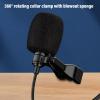 Gugxiom USB C Microphone, Type C Lavalier Mic, External Lapel Clip Mic for Recoding, Vlogging, Online Class, Live Streaming view 2