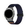 22mm 26mm Nylon Elastic Strap For Garmin Fenix 8 7 7X 6 6X 5XPlus Quick Fit Sports Band Accessories(Dark Blue Silver,26mm) view 1