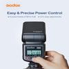 Godox TT520III Universal Bounce Flash Kit with Diffuser for Canon, Nikon, Sony, Fuji, Olympus Single-Contact Hot Shoe Cameras, 433MHz Wireless Speedlite, GN33, 400 Flashes, S1/S2 Optical Slave Modes view 4