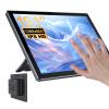 10.1 Inch Touchscreen for Raspberry Pi,5-Point 1280 * 800 IPS touchscreen Portable Monitor with HDMI Interface Dual-Speaker for Raspberry Pi 5/4B/3B+/3B/B+ Jetson Nano Win11/10/8/7(dark black) view 1