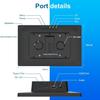 10.1 Inch Touchscreen for Raspberry Pi,5-Point 1280 * 800 IPS touchscreen Portable Monitor with HDMI Interface Dual-Speaker for Raspberry Pi 5/4B/3B+/3B/B+ Jetson Nano Win11/10/8/7(dark black) view 2