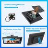 10.1 Inch Touchscreen for Raspberry Pi,5-Point 1280 * 800 IPS touchscreen Portable Monitor with HDMI Interface Dual-Speaker for Raspberry Pi 5/4B/3B+/3B/B+ Jetson Nano Win11/10/8/7(dark black) view 3