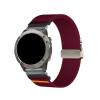 22mm 26mm Nylon Elastic Strap For Garmin Fenix 8 7 7X 6 6X 5XPlus Quick Fit Sports Band Accessories(Burgundy Silver,22mm) view 1