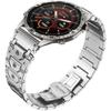 22mm Titan Steel Bands Compatible for Fenix 8 47mm/7/6/5 Band,Quick Fit Rugged Mecha Metal with Folding Clasp for Epix Gen 2 47mm/Forerunner 745/935/945/955/965/45mm Instinct 3/2/MARQ,Men (Silver, 22MM) view 1