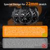 22mm Titan Steel Bands Compatible for Fenix 8 47mm/7/6/5 Band,Quick Fit Rugged Mecha Metal with Folding Clasp for Epix Gen 2 47mm/Forerunner 745/935/945/955/965/45mm Instinct 3/2/MARQ,Men (Silver, 22MM) view 3