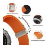 22mm 26mm Nylon Elastic Strap For Garmin Fenix 8 7 7X 6 6X 5XPlus Quick Fit Sports Band Accessories(Black Silver,22mm) view 4