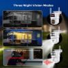 4K 8MP PTZ Camera with Dual-Lens, Dual Screen, Auto Tracking, Motion Detection, Outdoor Security Camera, Two-Way Audio, IP66 Waterproof, 4MP HD Option(4MP Add 32G Card) view 3