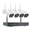 Wireless NVR Surveillance Kit, Outdoor IP Camera, Waterproof CCTV System with AI Humanoid Detection, IR Night Vision view 1