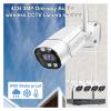 Wireless NVR Surveillance Kit, Outdoor IP Camera, Waterproof CCTV System with AI Humanoid Detection, IR Night Vision view 3