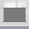 16:9 HD Projection Screen, Wall/Ceiling Mounted Pull Down Manual Projector Screen Movie Screen, for Home Theater Backyard Party Movie Nights(72"(16:9)) view 1