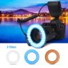 Mtlavishness Portable 48 LED Ring Flash Light Lens Adapter Rings Kit Ideal for Photography and Video on Fuji SLR Cameras with High Brightness Low Power Consumption Seven Levels view 4