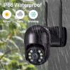4K Camera, Wireless Speed Dome with Auto Tracking, Smart Home Surveillance, Motion Detection, Color Night Vision, Outdoor Security Camera (SD Card Optional)(5MP Add 128G Card) view 2