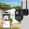 4K Camera, Wireless Speed Dome with Auto Tracking, Smart Home Surveillance, Motion Detection, Color Night Vision, Outdoor Security Camera (SD Card Optional)(5MP Add 128G Card) view 3