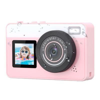 Mafiti Underwater Camera 10FT Waterproof Camera Snorkeling, Compact Floatable Digital Camera for Kids Teenagers Adults, Surfing Swimming and Kayaking,Pink