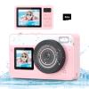 Mafiti Underwater Camera 10FT Waterproof Camera Snorkeling, Compact Floatable Digital Camera for Kids Teenagers Adults, Surfing Swimming and Kayaking,Pink view 2
