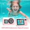 Mafiti Underwater Camera 10FT Waterproof Camera Snorkeling, Compact Floatable Digital Camera for Kids Teenagers Adults, Surfing Swimming and Kayaking,Pink view 3