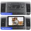 2+32G Android 13 Double Din Car Stereo for Dodge RAM 1500 2500 3500 2009-2012 with 10.1 Inch Touchscreen Radio Built-in Wireless Carplay/Android Auto/GPS/Bluetooth/FM/AUX-in/SWC/Backup Camera view 3