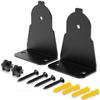 ZahoTse Compatible with Samsung Curved Soundbar Wall Mount Holder, Curved Soundbar Stand Curved Soundbar Metal Mount Accessories, Rack (Black) 1 Set view 1